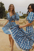 Feminine mini co ord set