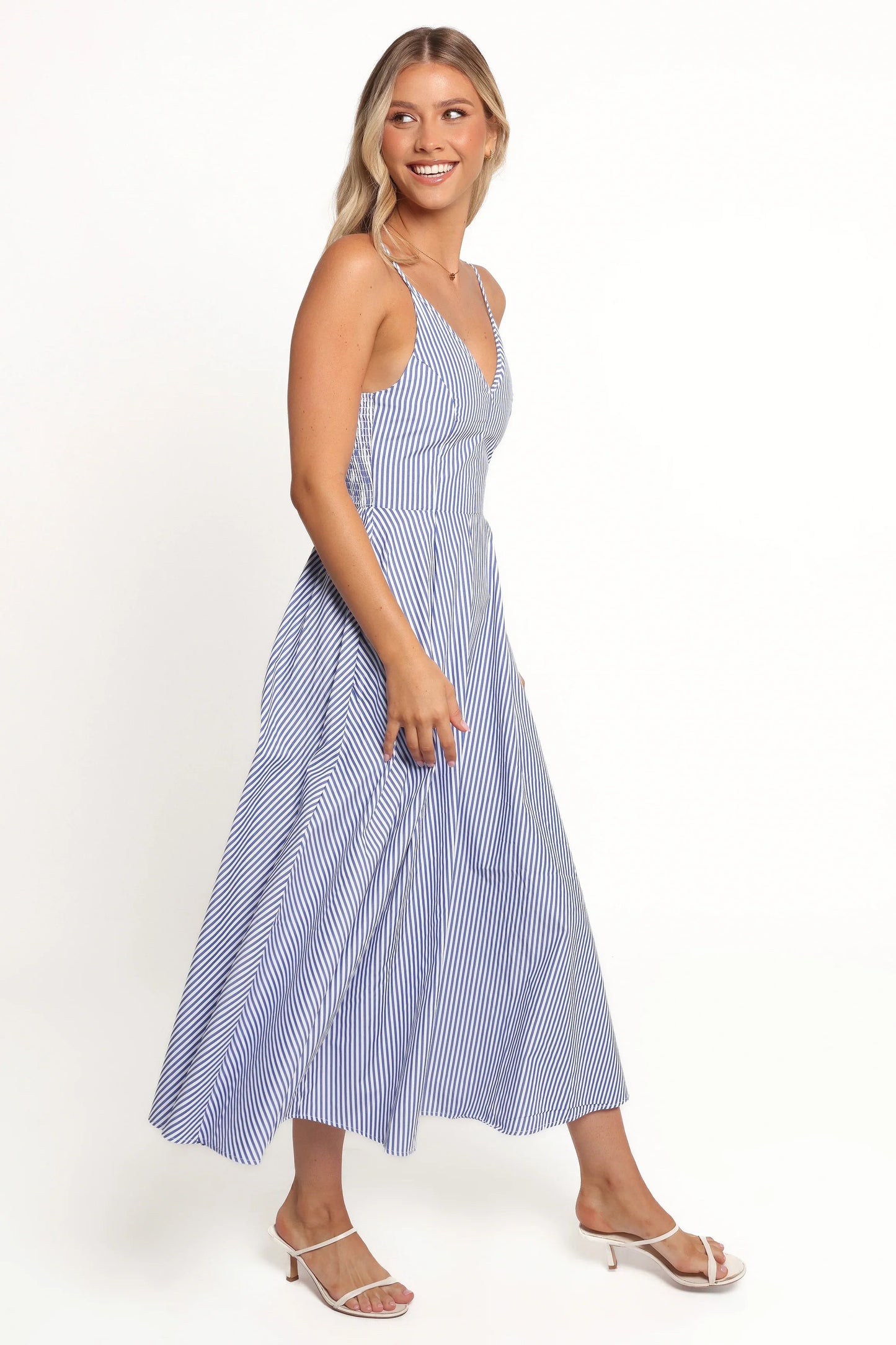 Romilly Strappy Maxi Dress Light Blue