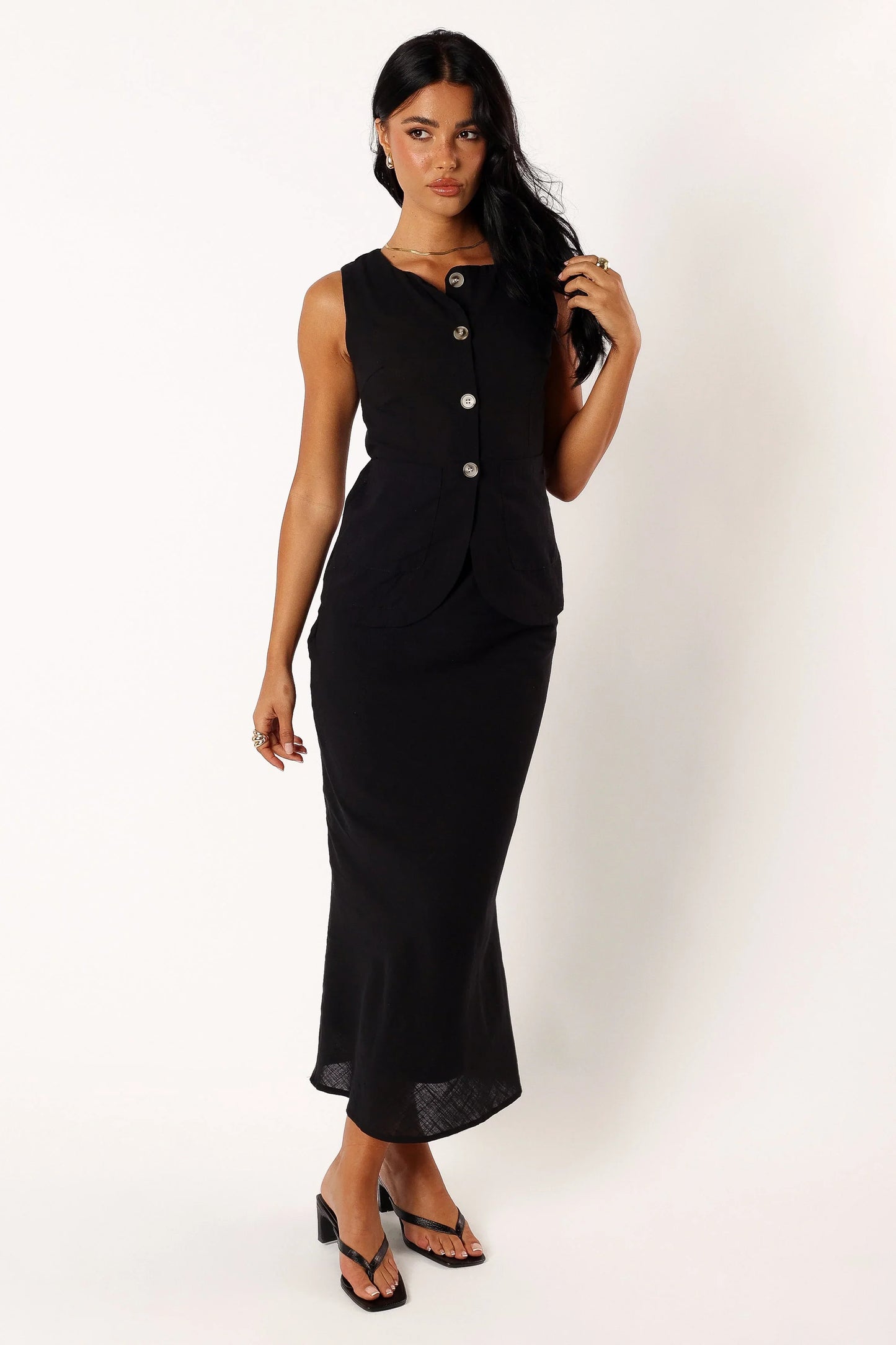 Peter Two Piece Set Black