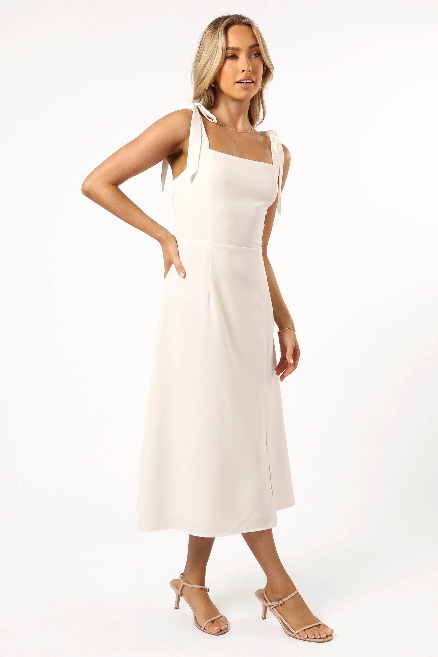 Laurel Dress White