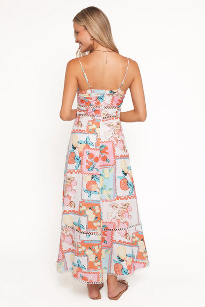 Adalynn Maxi Dress Fruit Print