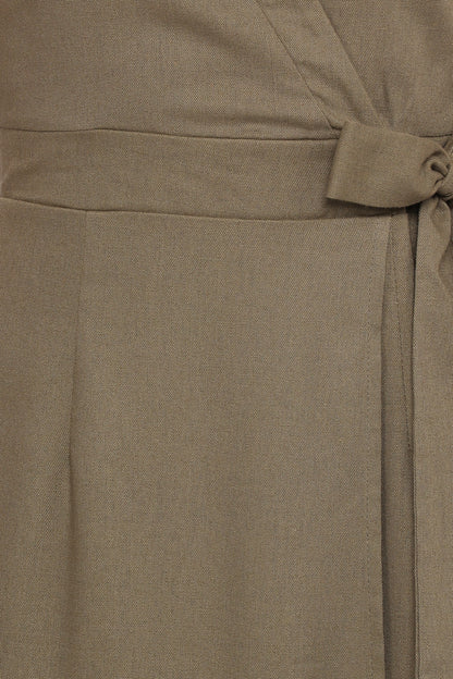 Leontine Midi Dress Olive