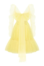 Bright Yellow tulle dress