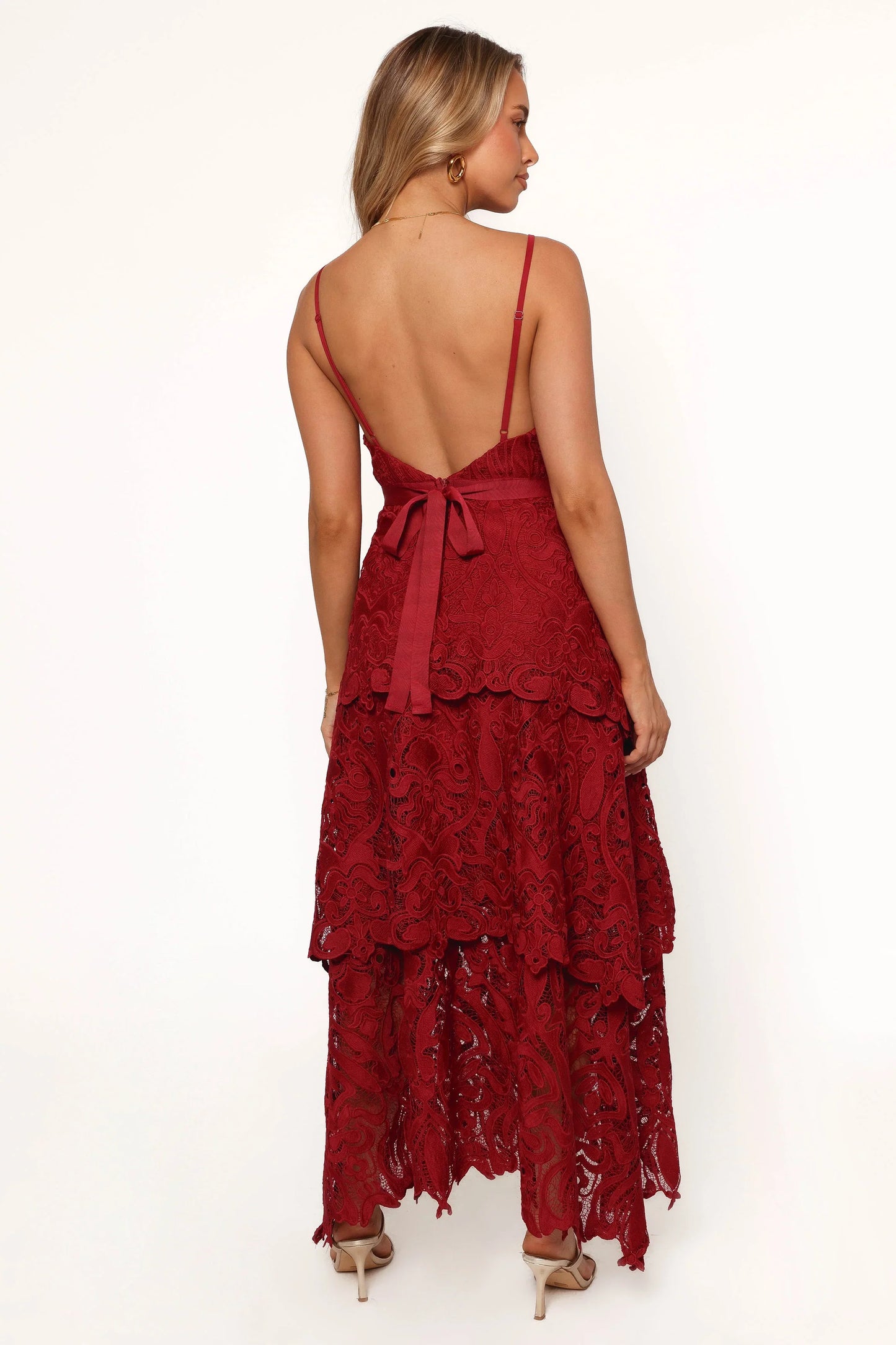 Elijah Maxi Dress Red