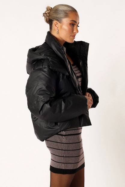 Tania Puffer Jacket Black