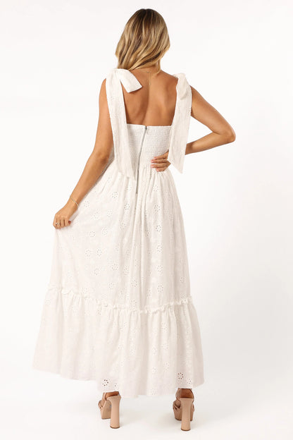 Fiora Maxi Dress White