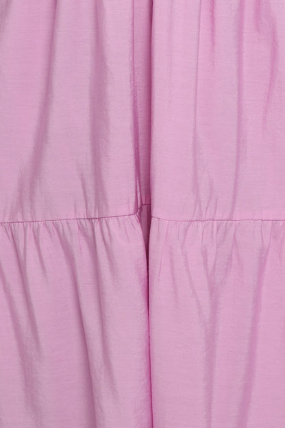 Vinny One Shoulder Maxi Dress Pink