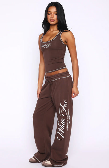 Dont Need Anyone Track Pants Chocolate