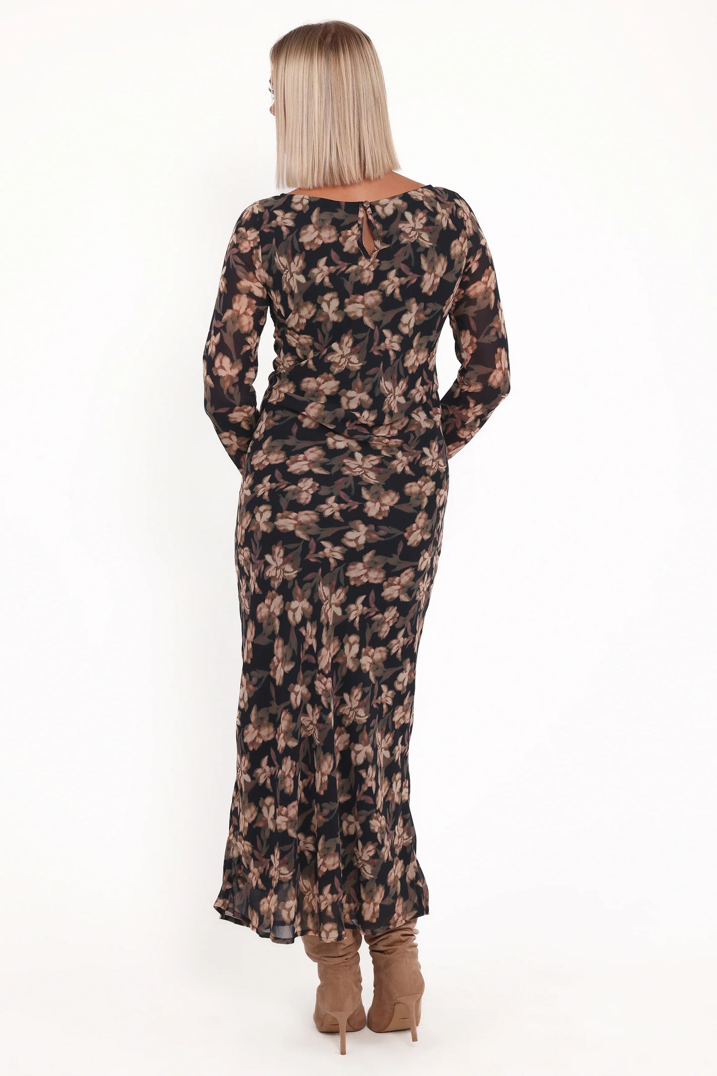 Joran Midi Dress Fired Bloom