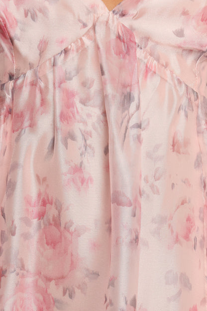Xanthe Maxi Dress Pink Floral