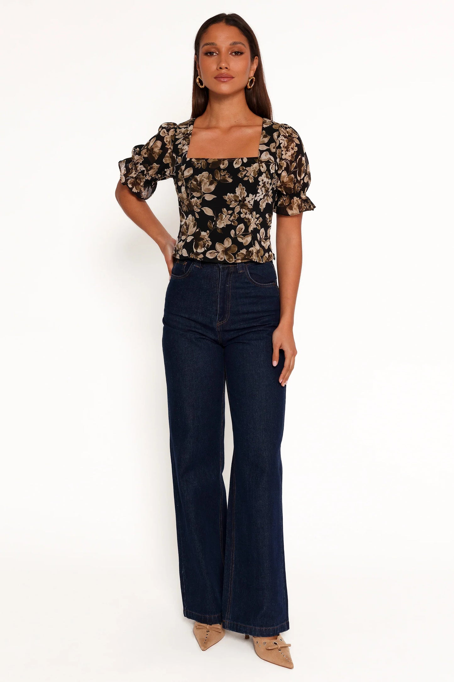 Lucie Top Midnight Taupe