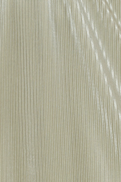 Pontee One Shoulder Pleated Midi Dress Sage Green