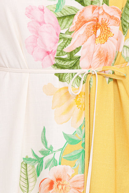 Marlia Maxi Dress Yellow Poppy