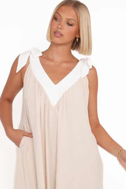 Dami Maxi Dress Oatmeal