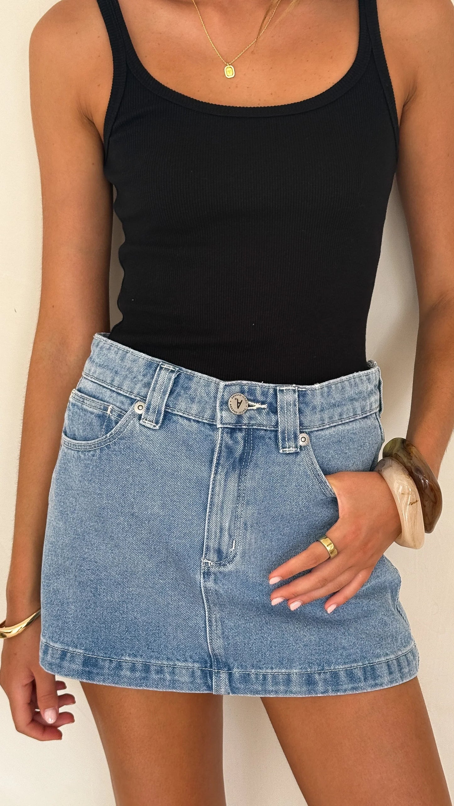 Abrand Aline Mini Skirt Jordan