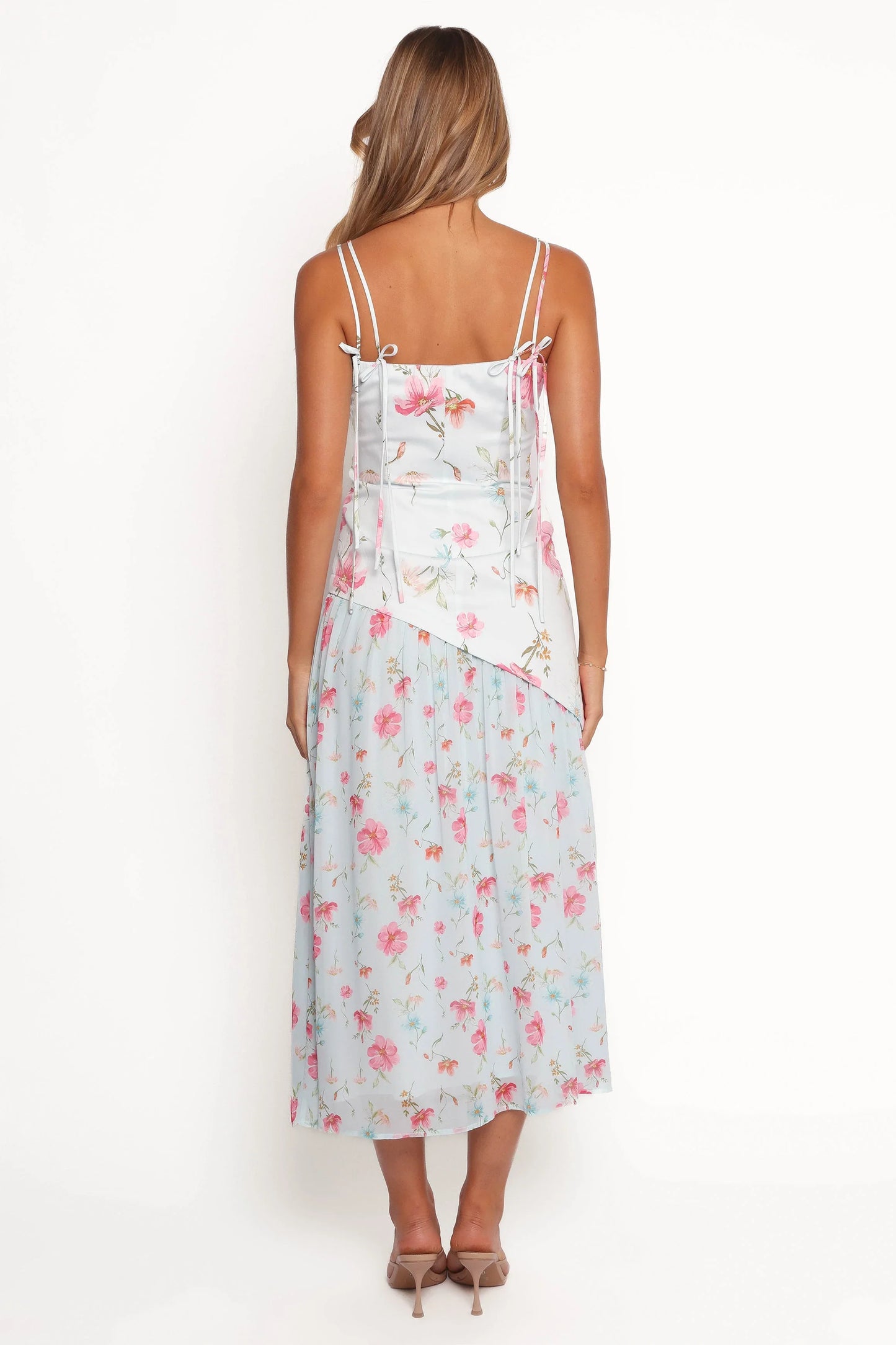 Renata Maxi Dress Blue Floral