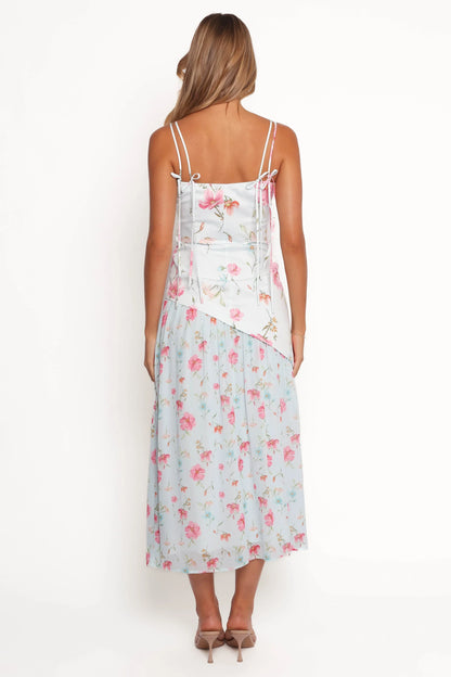 Renata Maxi Dress Blue Floral
