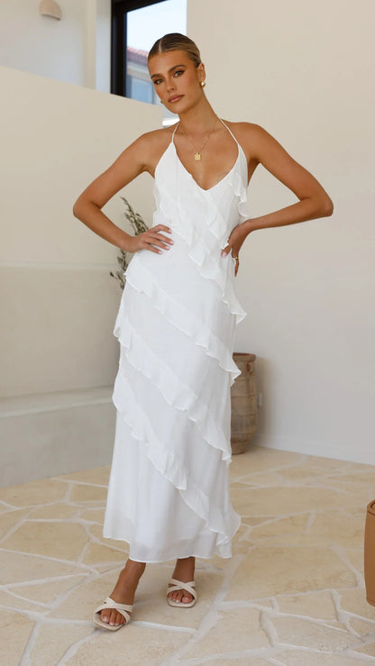 Sophia Maxi Dress White