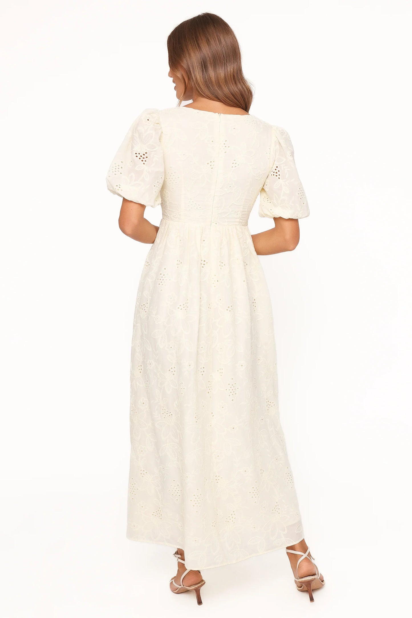 Karla Maxi Dress Butter Yellow Broderie