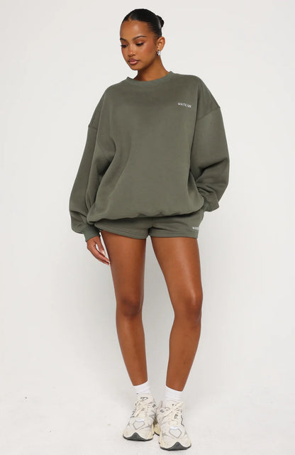 Test Drive Oversized Sweater Khaki