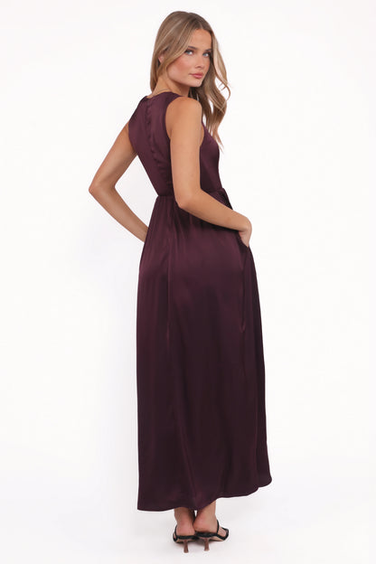 Elania Maxi Dress Plum