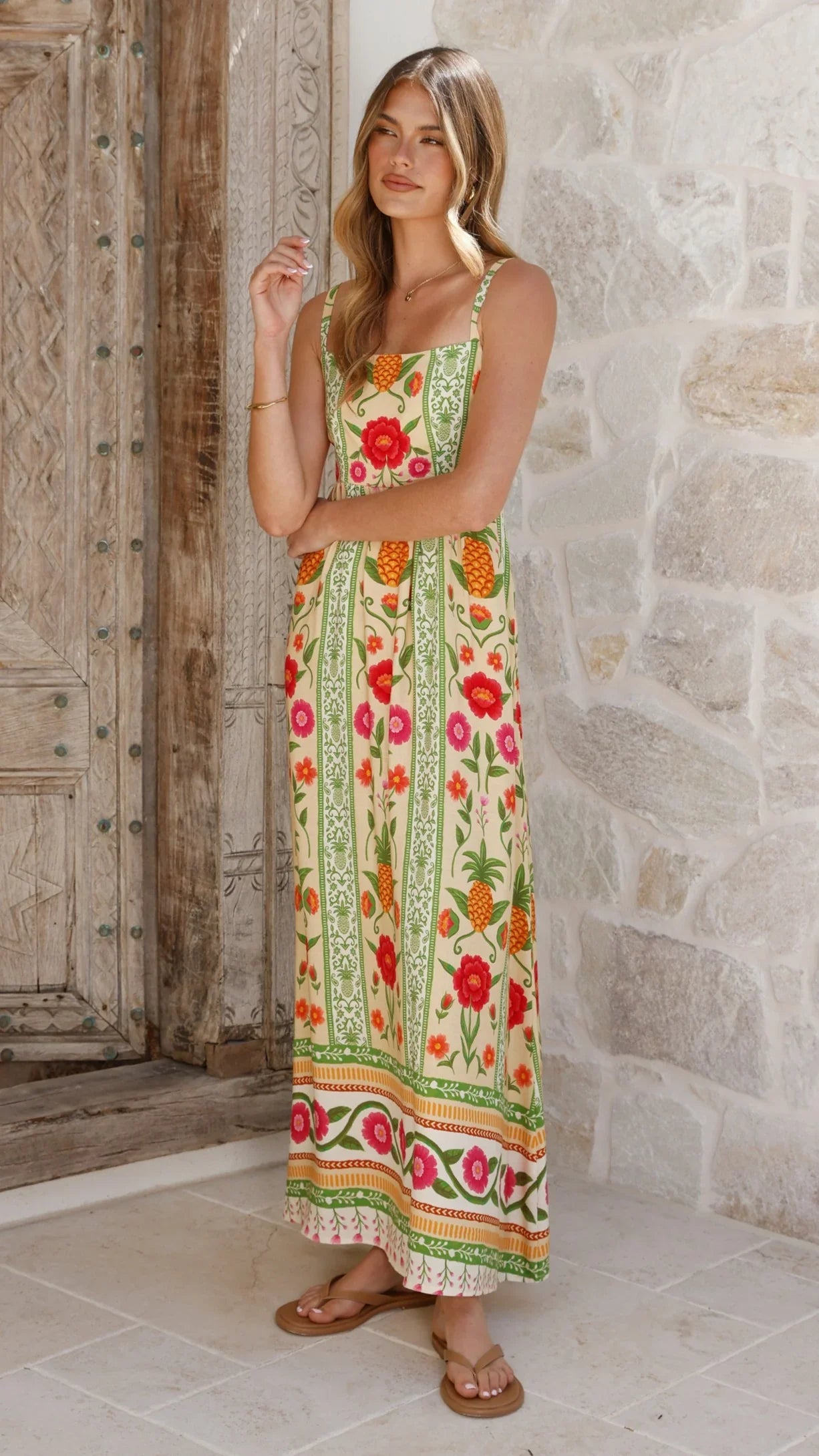 Keziah Maxi Dress Sunkissed Print