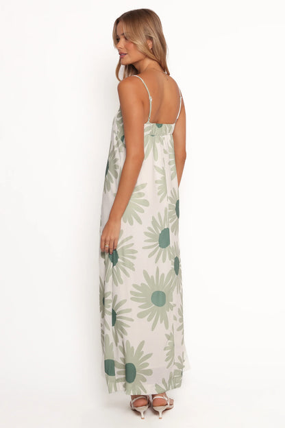 Wilson Maxi Dress Green Floral