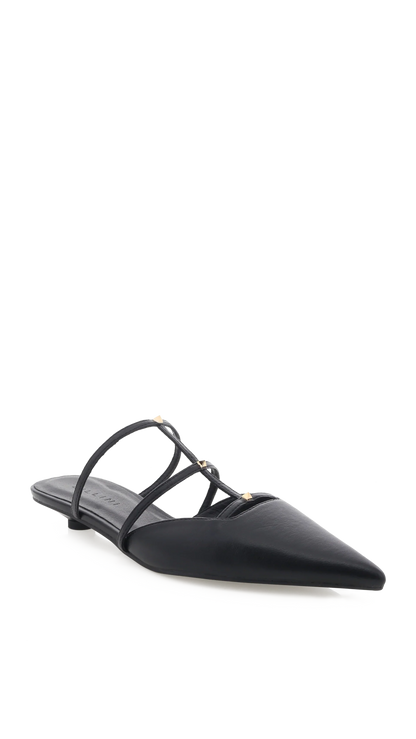 Carver Ballet Flats Black