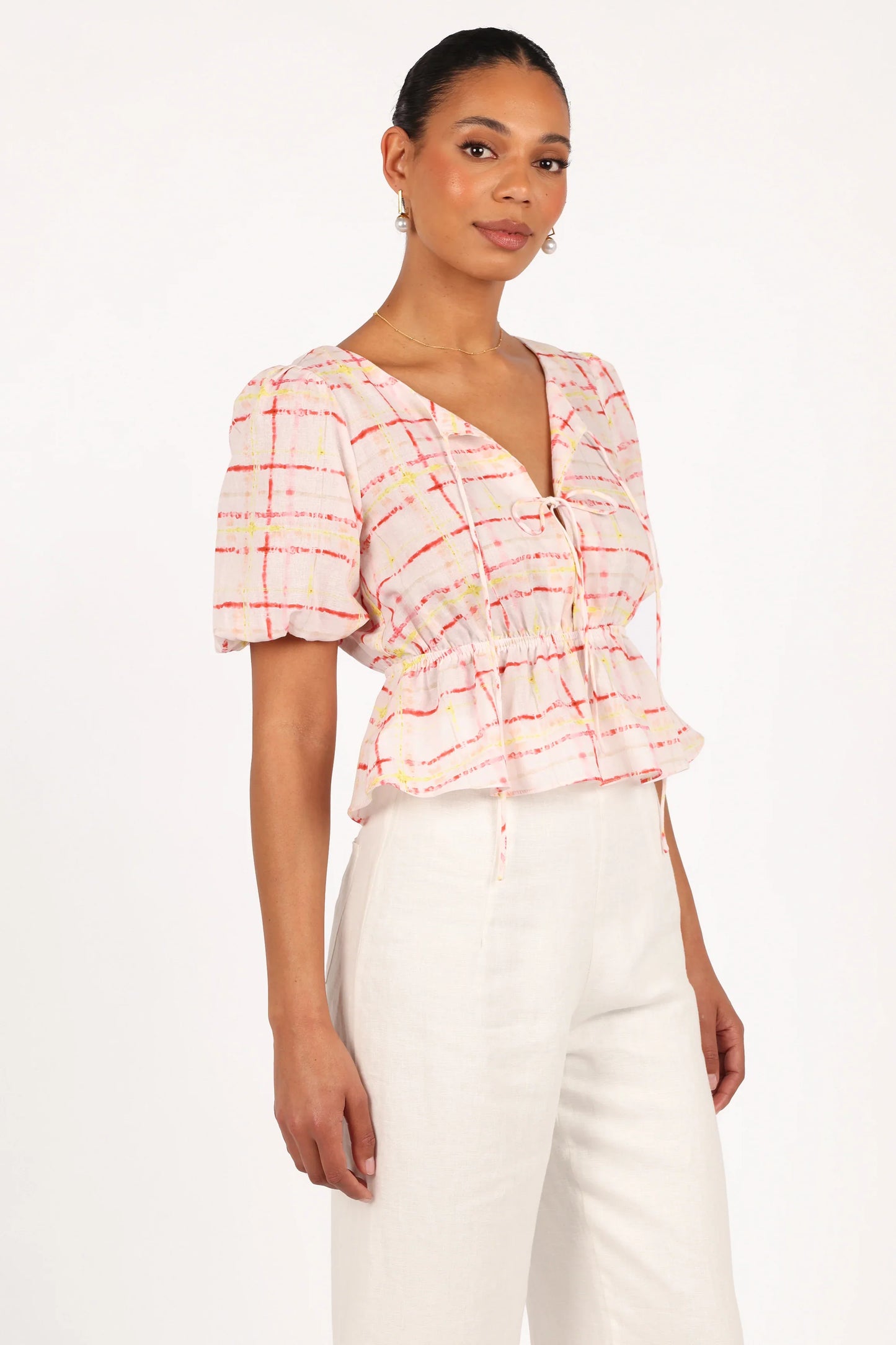 Pippi Top Sunset Check