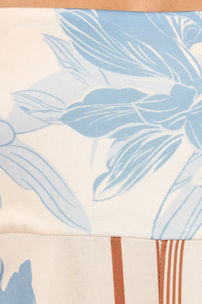 Elanor Maxi Dress Pale Blue Print