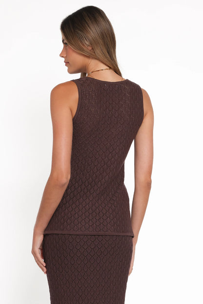Asplie Knit Top Espresso