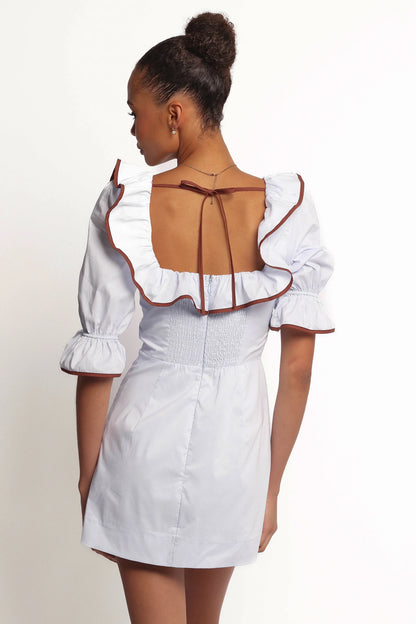 Marilla Mini Dress Pale Blue