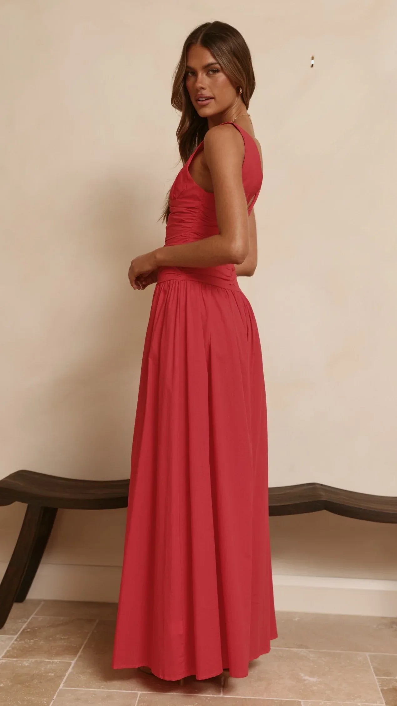 Sanya Maxi Dress Red