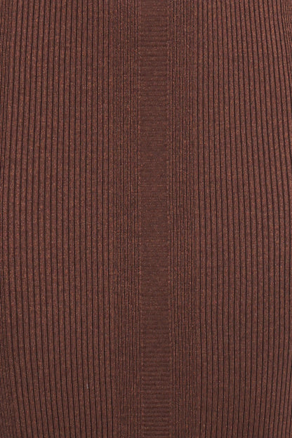 Collins Long Sleeve Midi Dress Chocolate