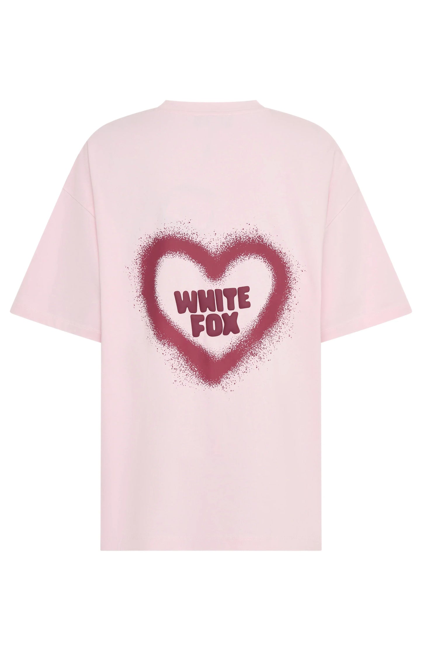 11th Street City Girl At Heart Oversized Tee Strawberry Whip
