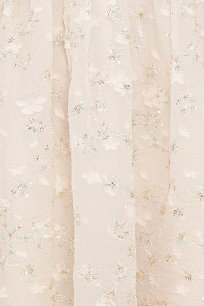 Lillan Mini Dress Ivory Sequin