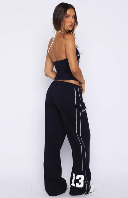 Cant Help The Feeling Track Pants Navy