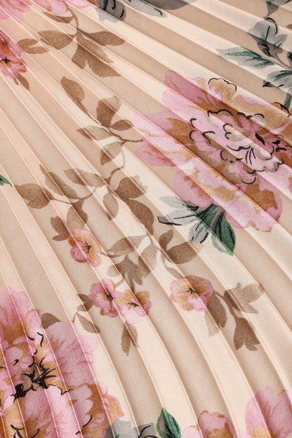 Kleo One Shoulder Maxi Dress Pink Floral