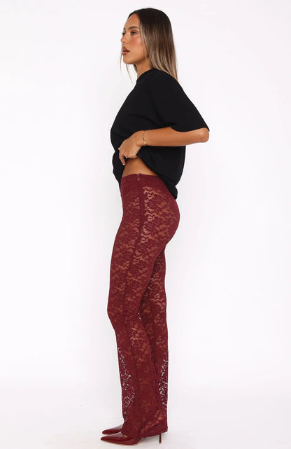New Era Pants Wine