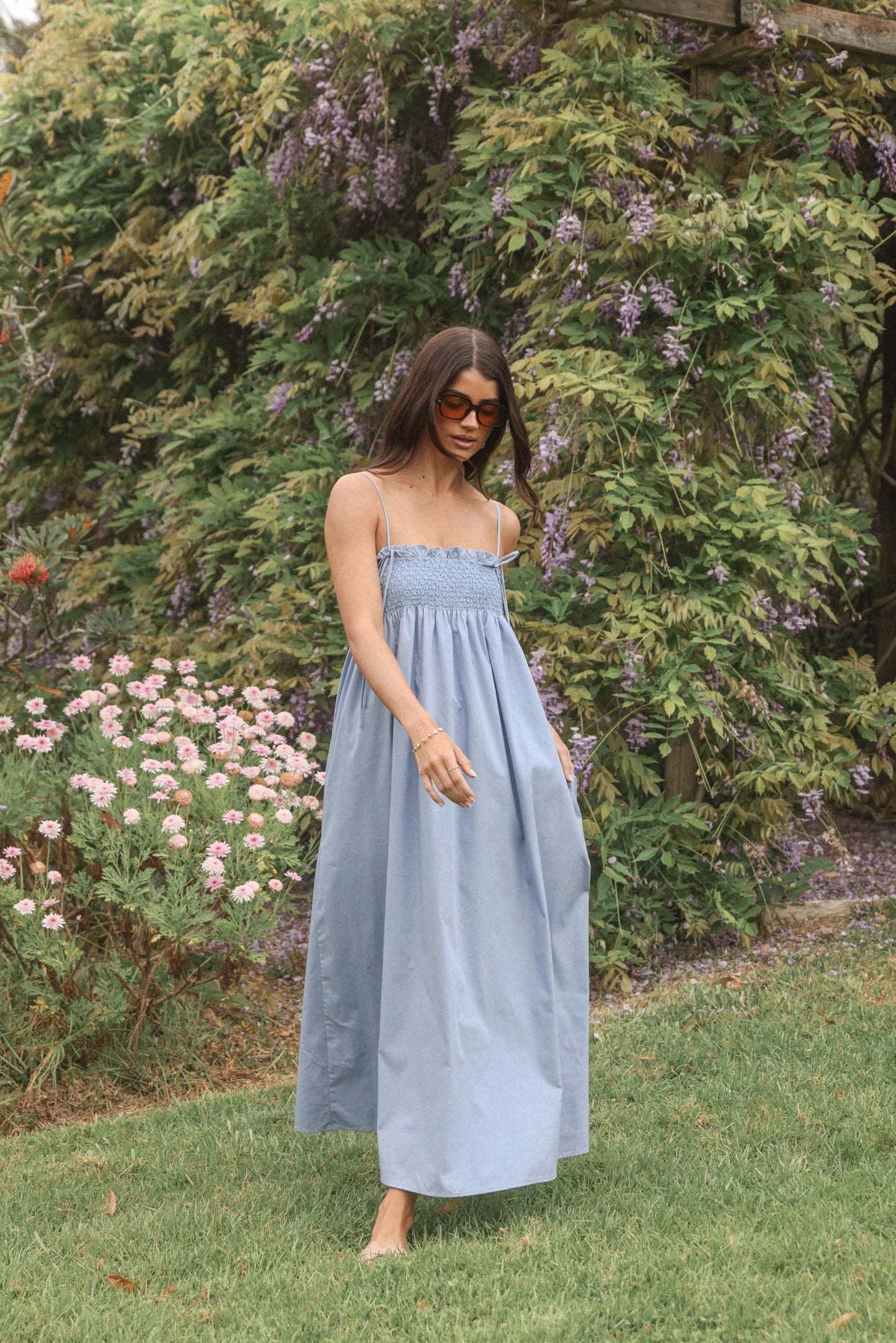 Josie Maxi Dress Cornflower Blue