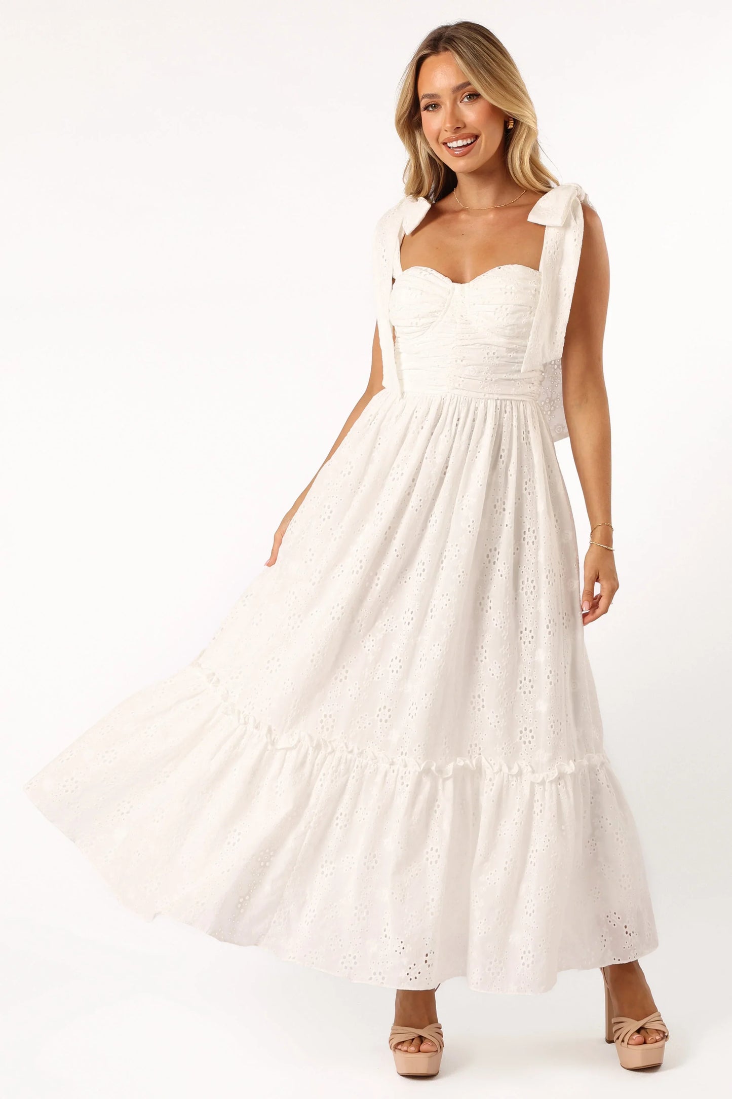 Fiora Maxi Dress White