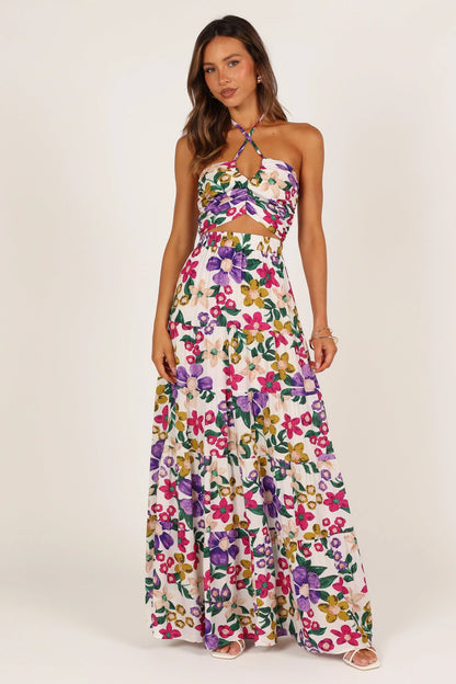 Kari Halter Top Set Floral