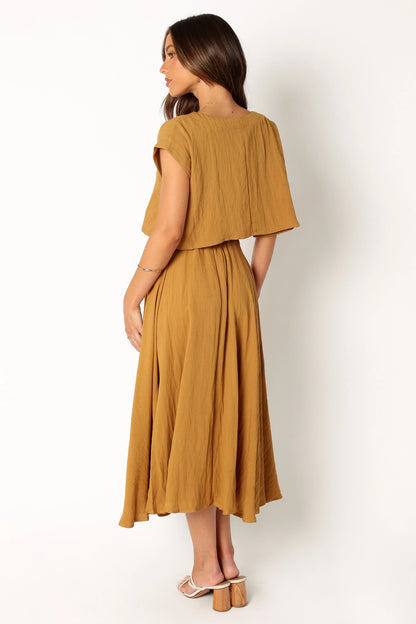 Bessie Two Piece Set Mustard