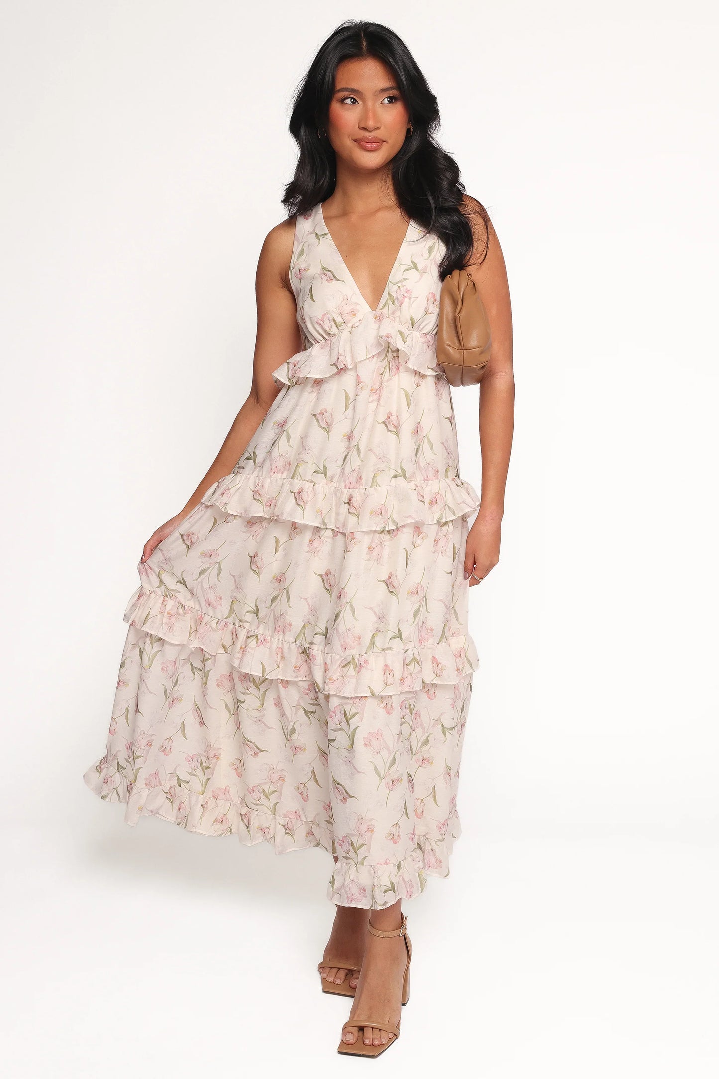 Willis Maxi Dress Pink Floral