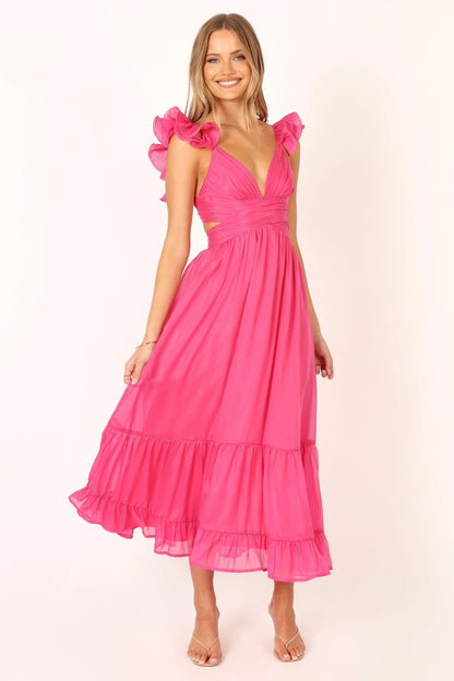 Bonito Midi Dress Berry