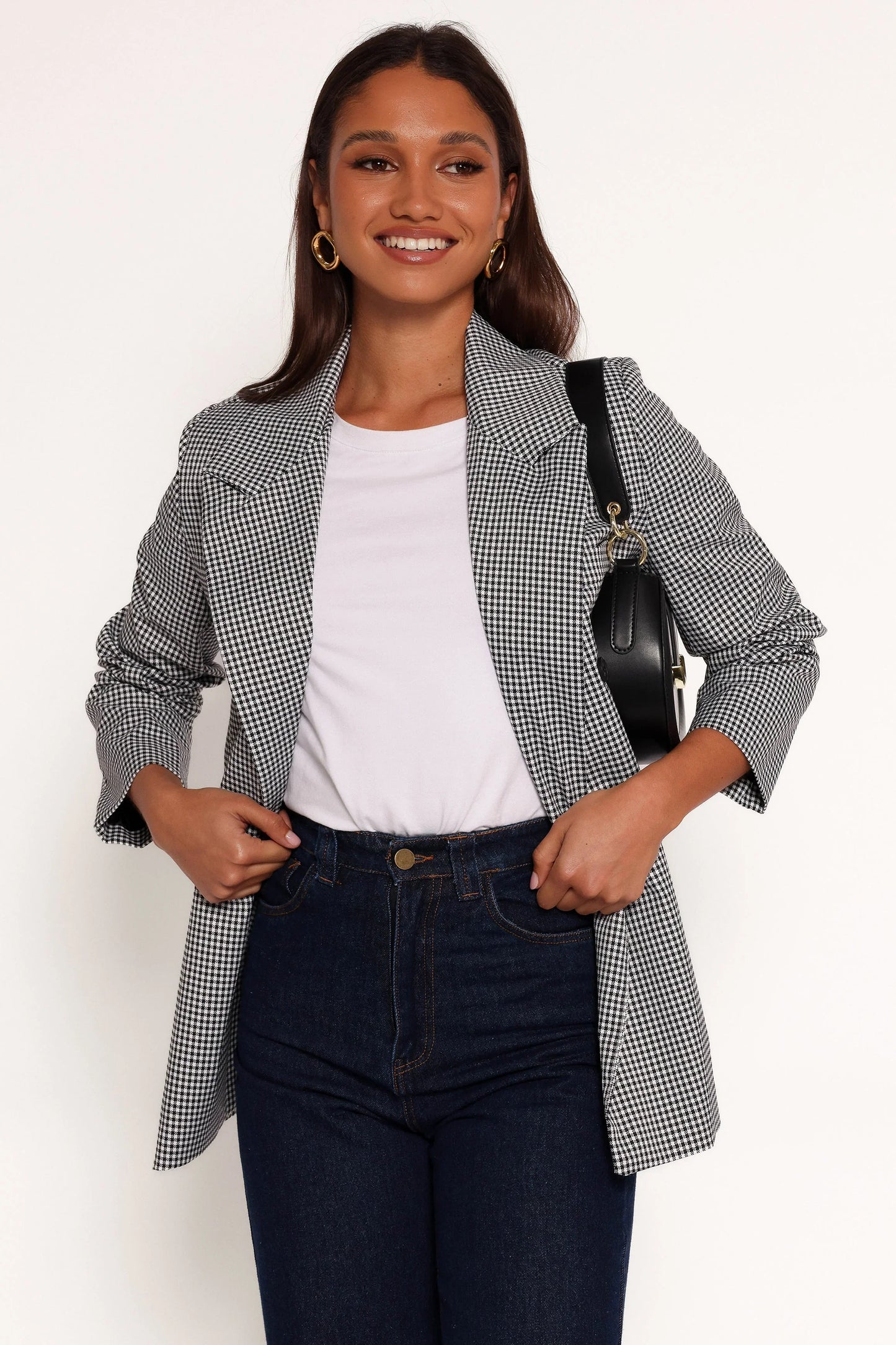 Juliette Blazer Black White