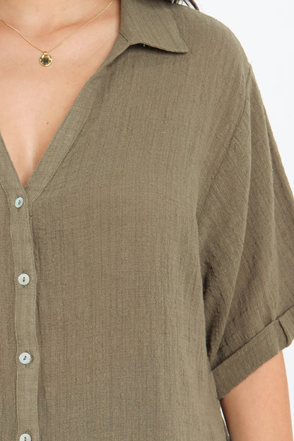 Dion Top Olive