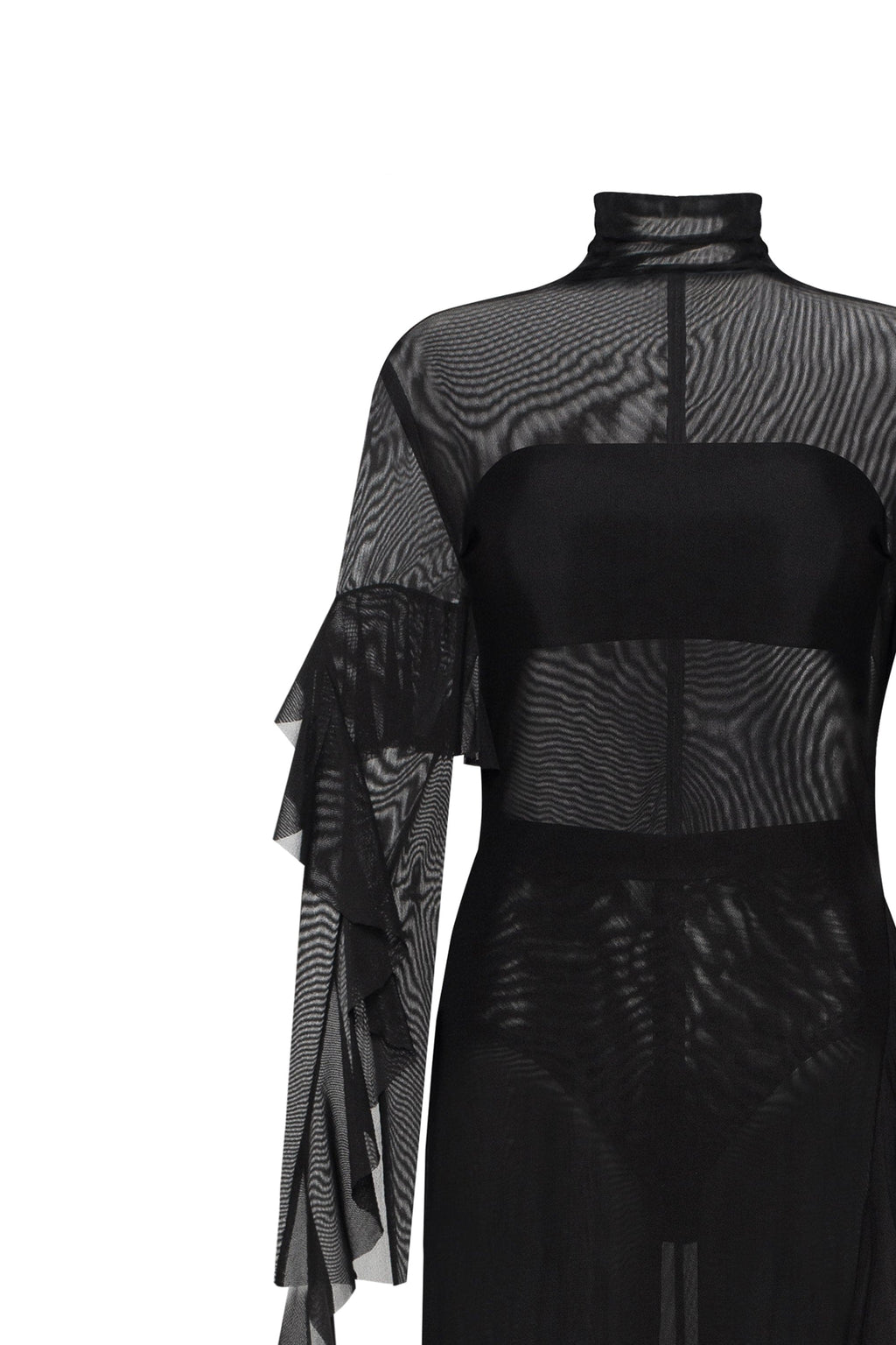 Chic sheer co ord set in black Xo Xo