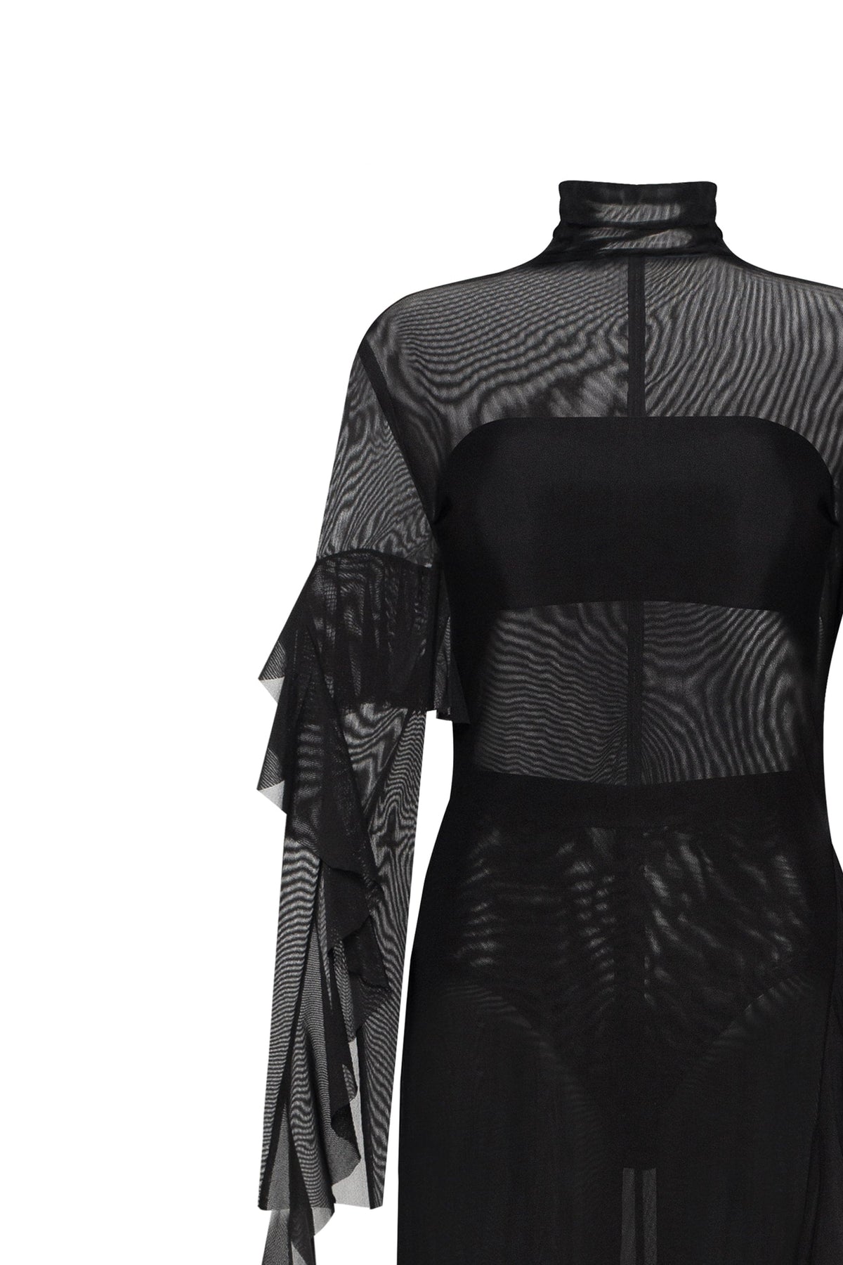 Chic sheer co ord set in black Xo Xo