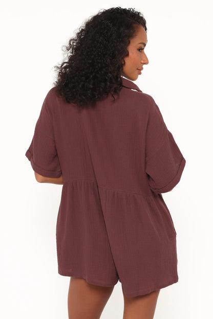 Winny Romper Chocolate